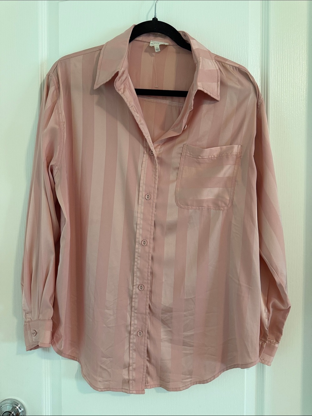 dee elly Pink Button-Up Blouse
